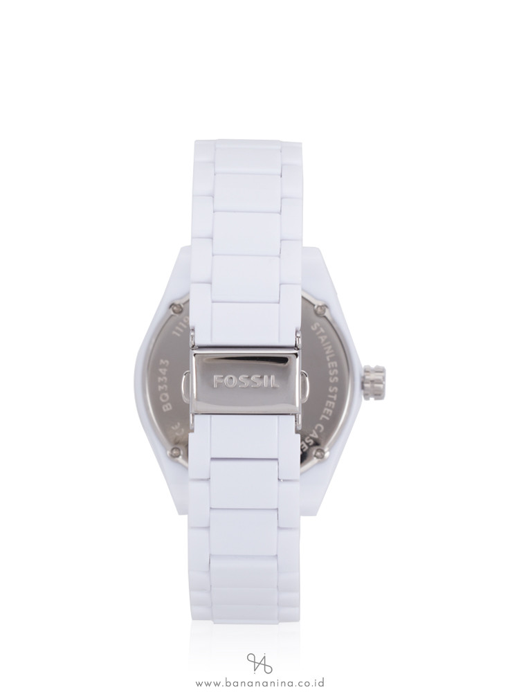 FOSSIL BQ3343 Caleigh Chronograph Acetate Watch White