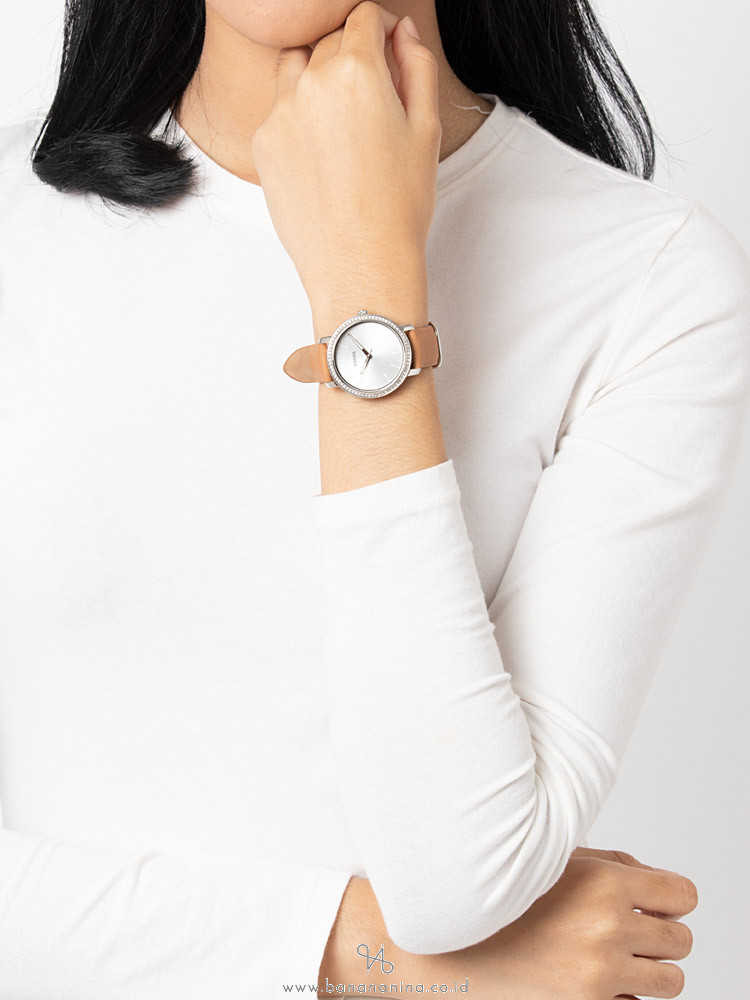 FOSSIL BQ3570 Lexie Luther Leather Strap Gift Set Camel