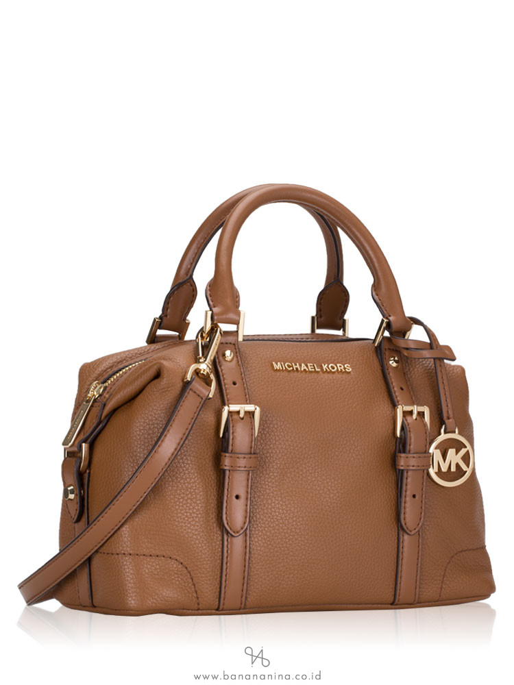 MICHAEL KORS Ginger Leather Small Duffle Satchel Luggage