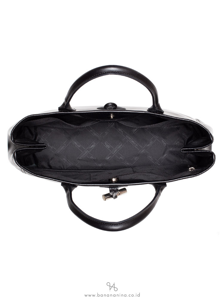 LONGCHAMP Roseau Leather Tote Black