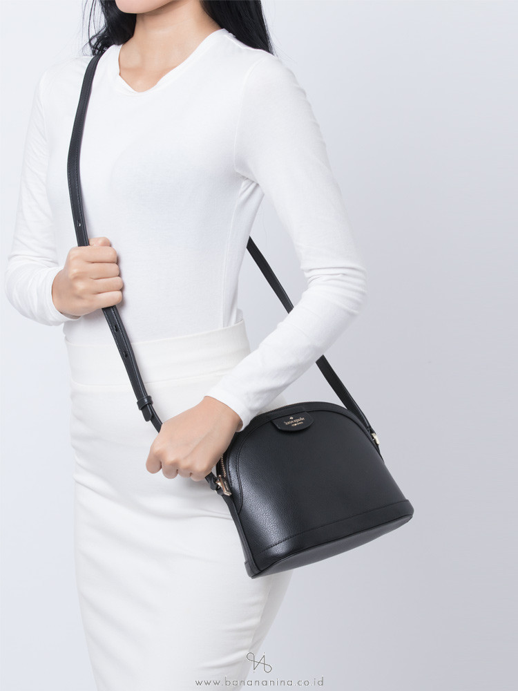 KATE SPADE Sylvia X-Large Dome Crossbody Black