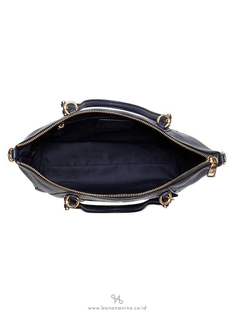 COACH 79997 Pebble Leather Prairie Satchel Midnight