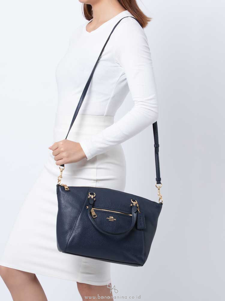 Coach Pebble Leather Prairie Satchel 2024 favors