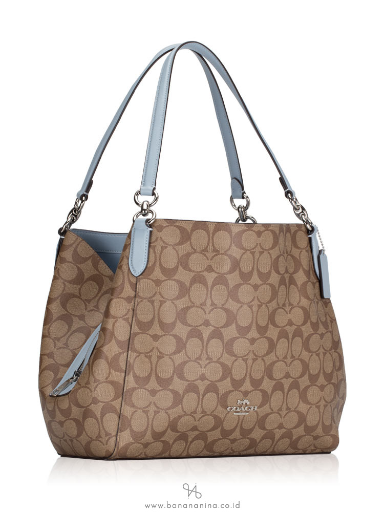 blue coach bag