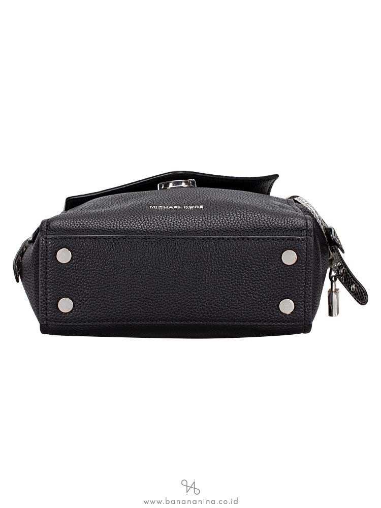MICHAEL KORS Bristol Leather Small Backpack Black