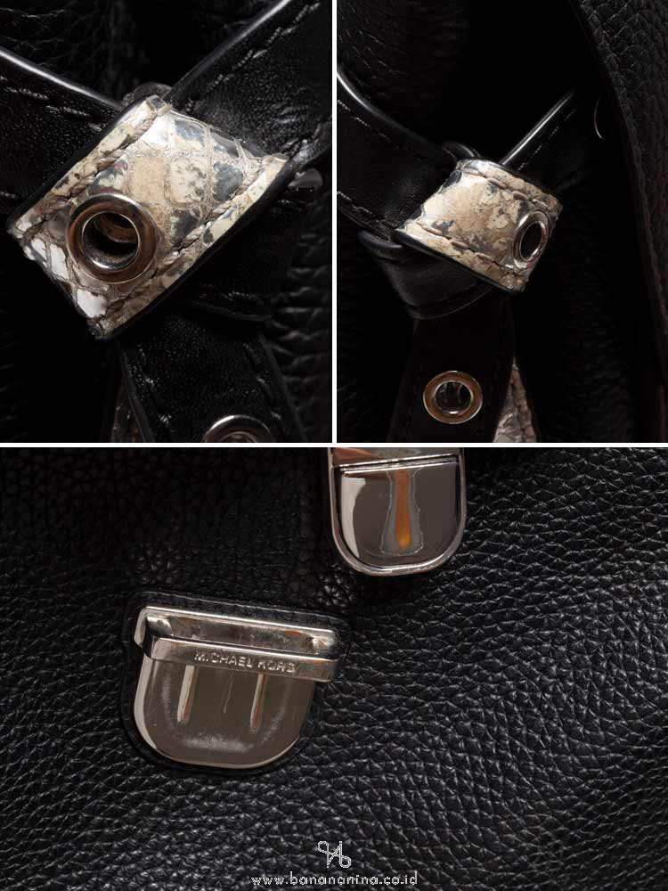 MICHAEL KORS Bristol Leather Small Backpack Black