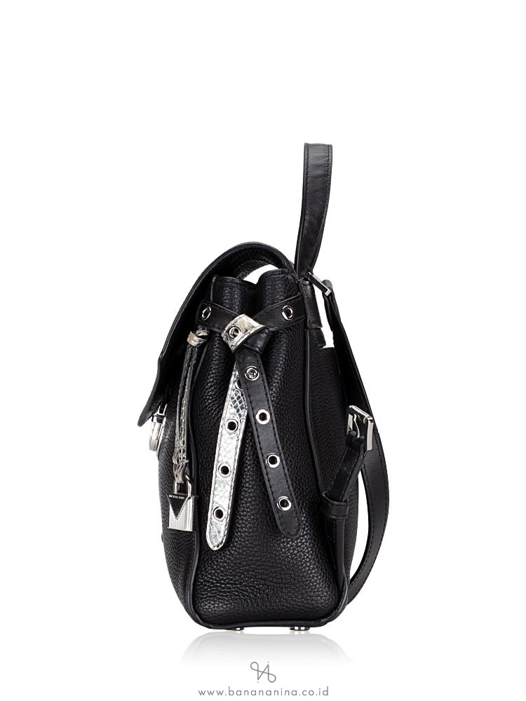 MICHAEL KORS Bristol Leather Small Backpack Black
