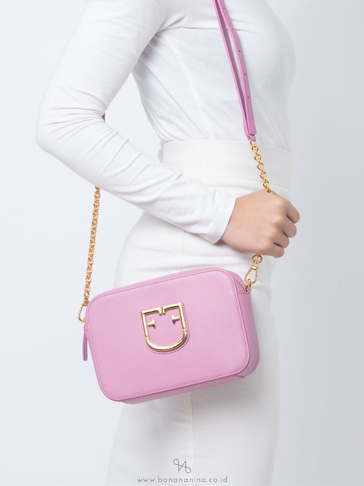 FURLA Brava Mini Crossbody Malva