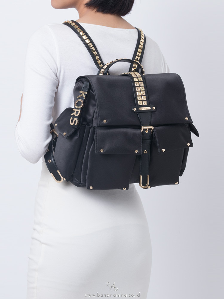 Olivia medium best sale studded satin backpack