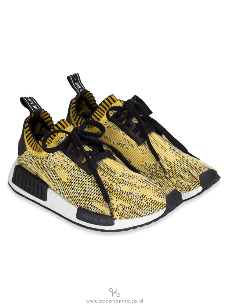 ADIDAS Men NMD Primeknit Runner Gold Camo Sz 9