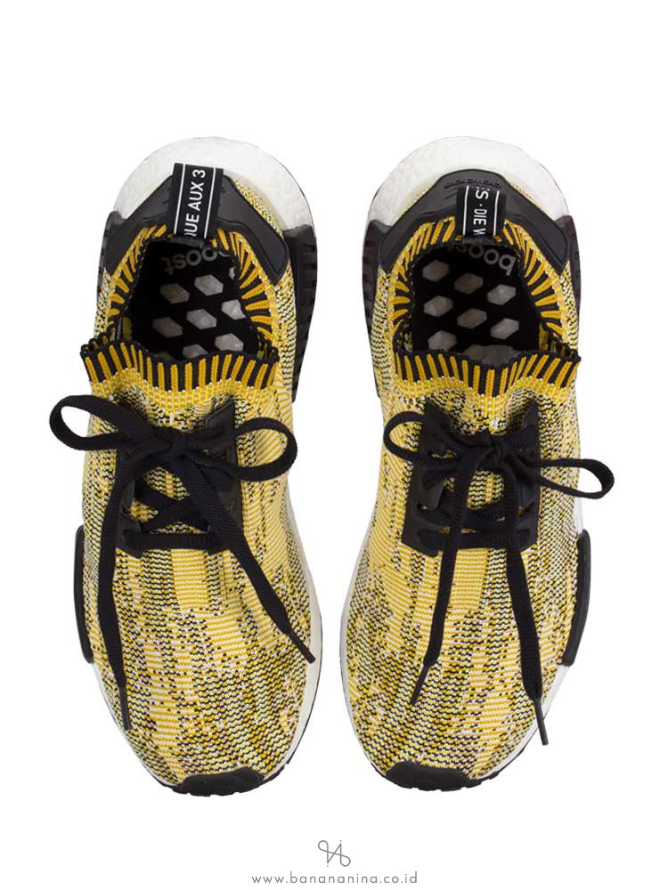 ADIDAS Men NMD Primeknit Runner Gold Camo Sz 9