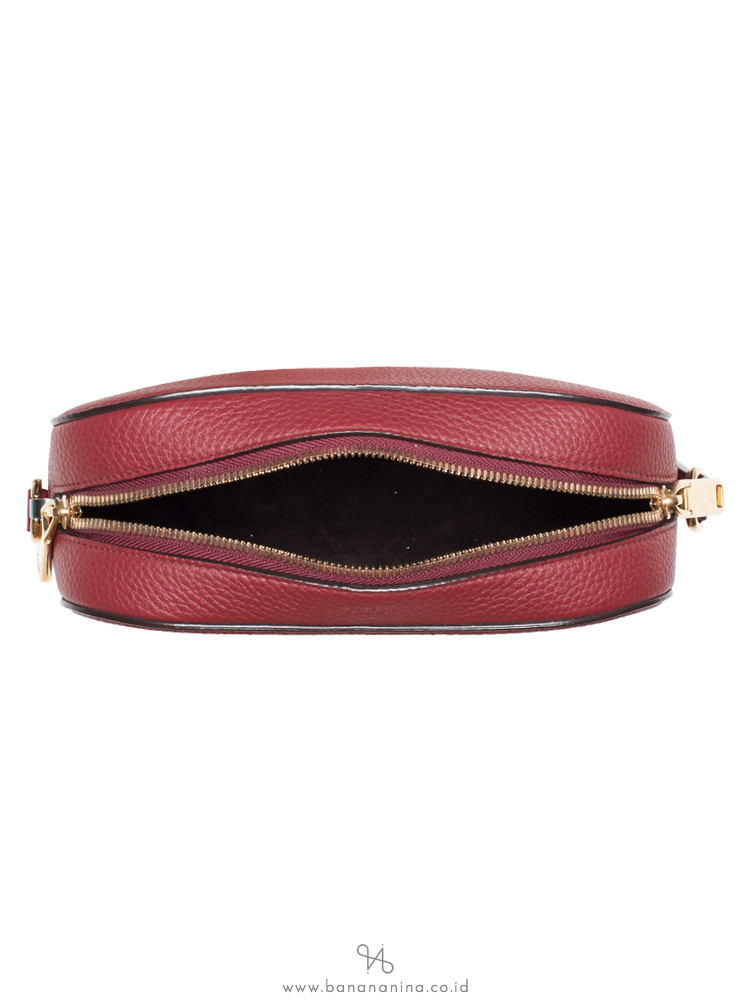 BALLY Tipsy Leather Crossbody Dark Red