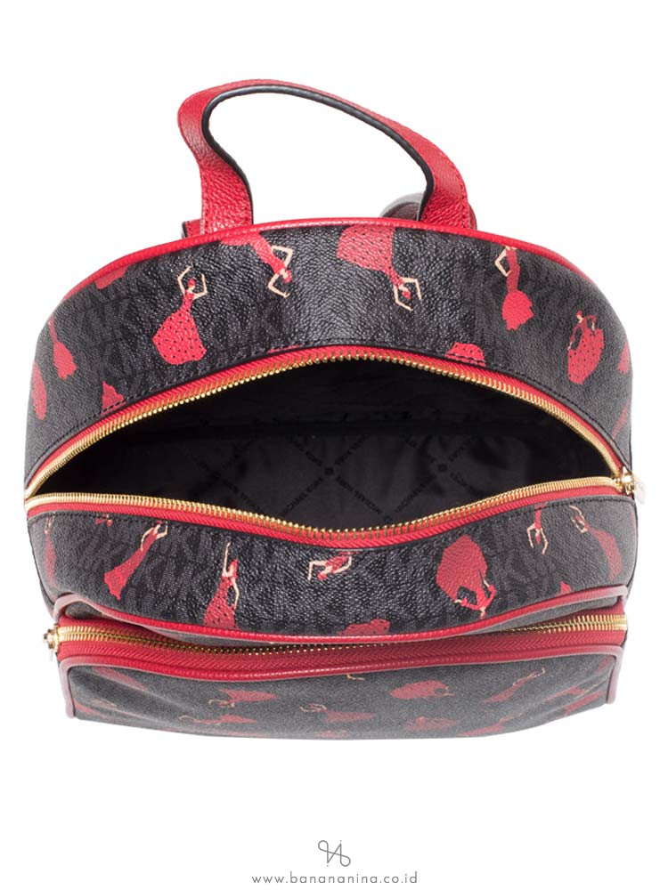 Michael Kors Barcelona Abbey Medium Backpack Black Multi