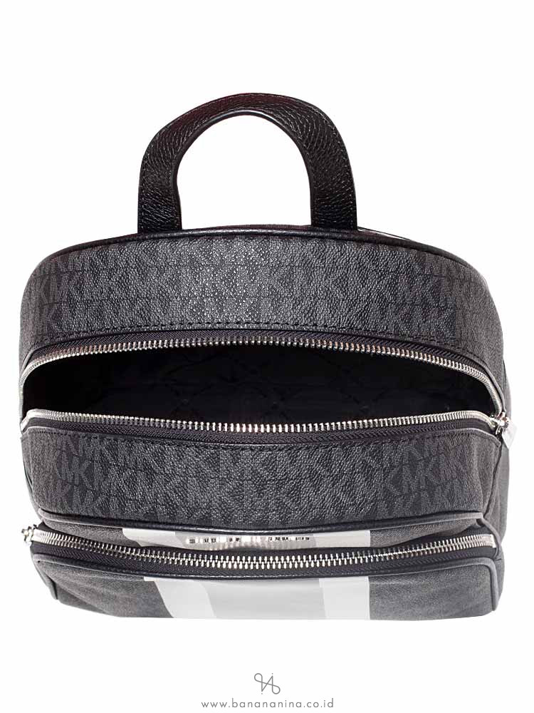 MICHAEL KORS Abbey Signature Medium Backpack Black Multi