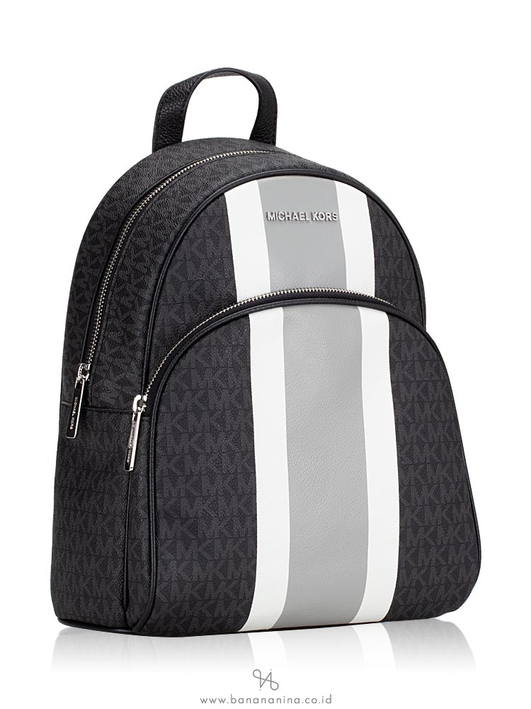 MICHAEL KORS Abbey Signature Medium Backpack Black Multi