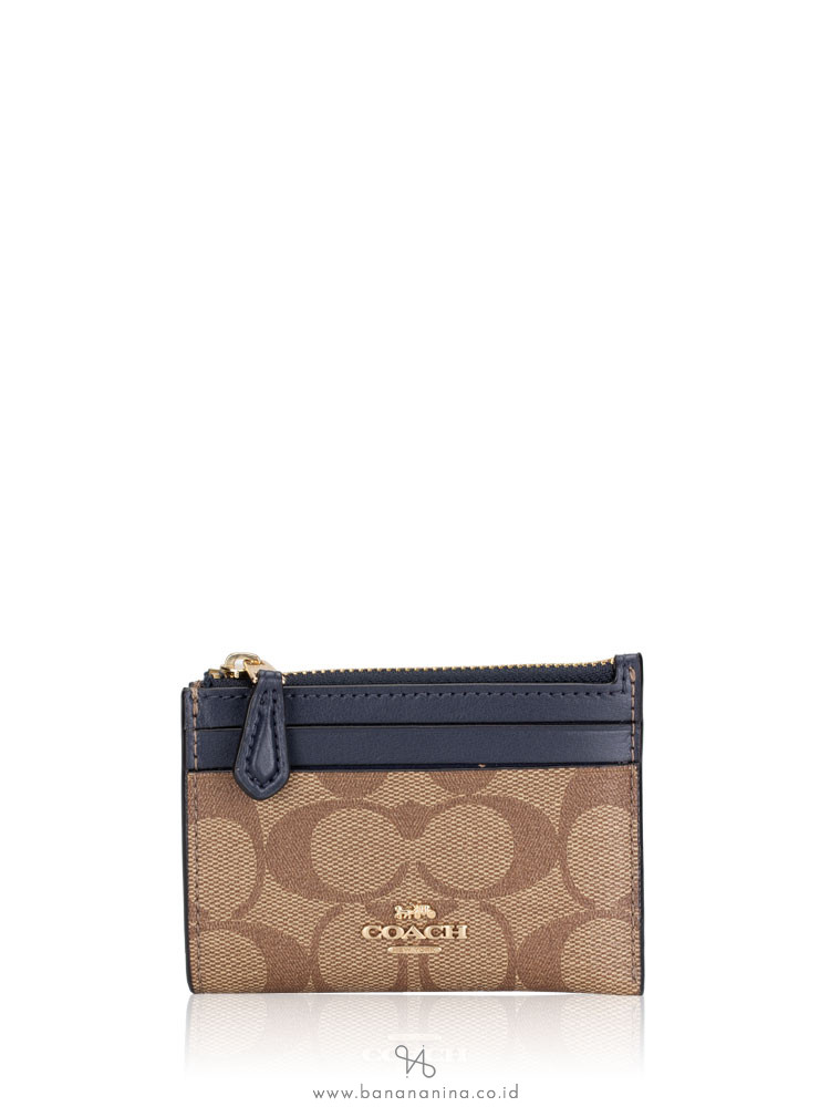 COACH 88208 Signature Mini Skinny Khaki Midnight