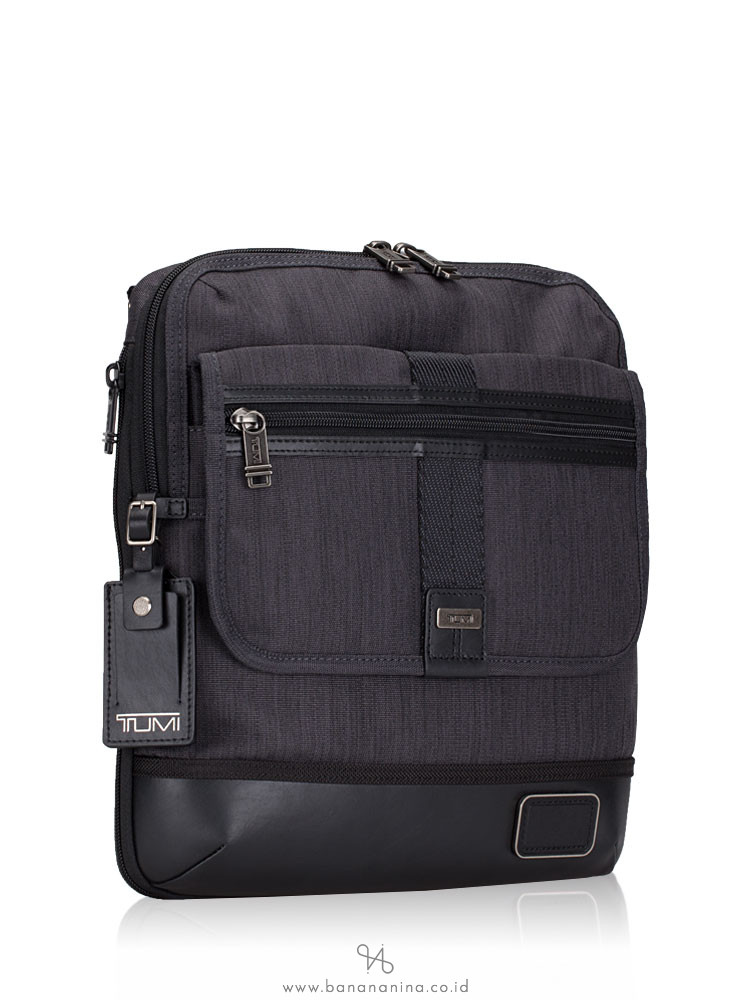 TUMI Men East Ridge Expandable Zip Flap Charcoal