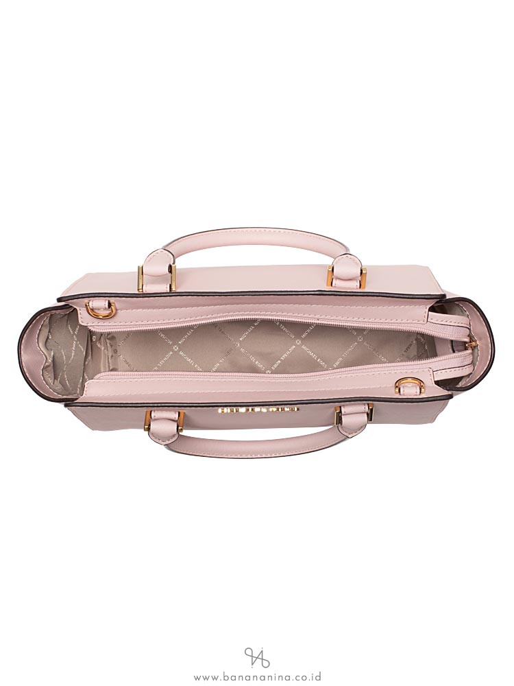 MICHAEL KORS Selma Saffiano Medium Satchel Blossom