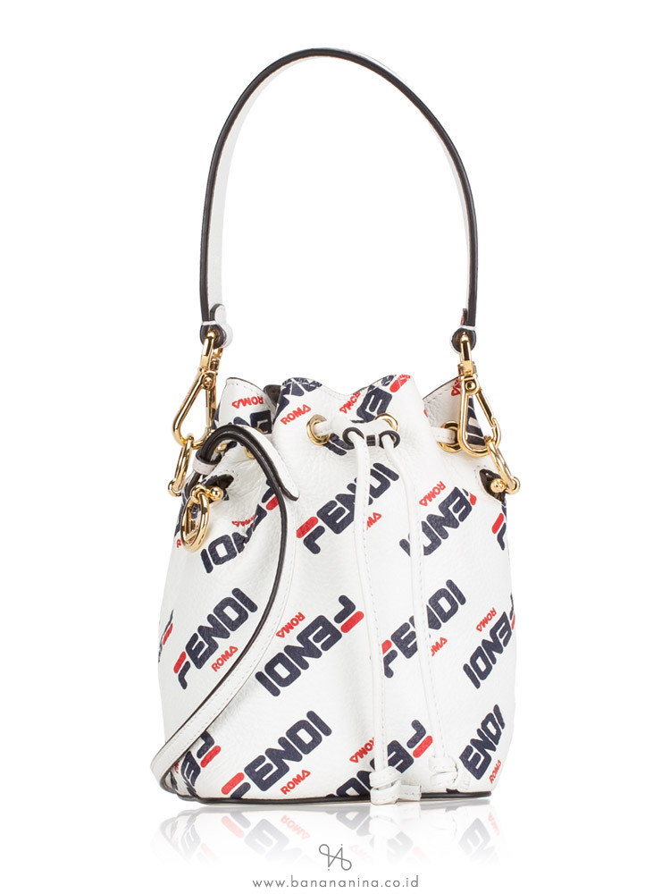 fendi bucket bag white
