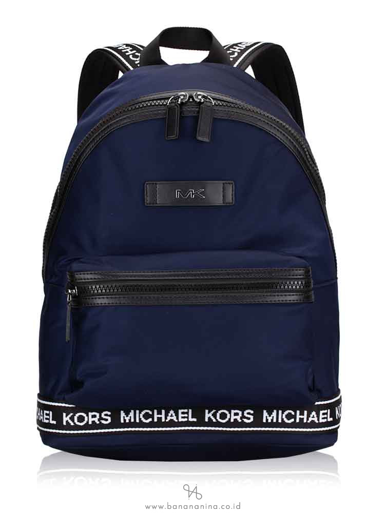 MICHAEL KORS Kent Nylon Backpack Indigo White