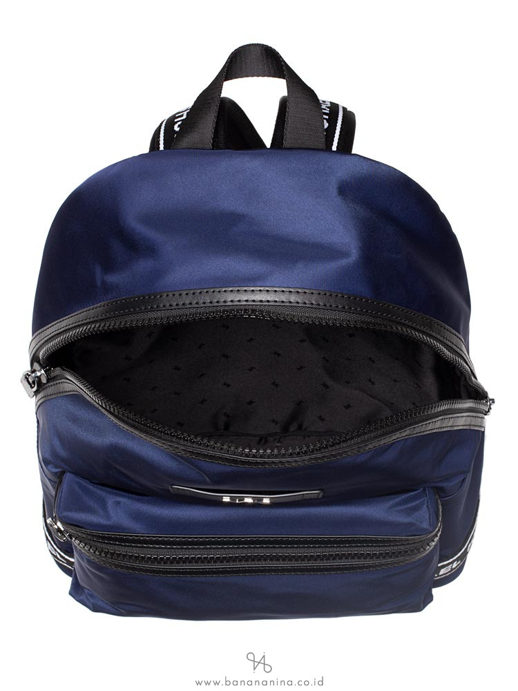 MICHAEL KORS Kent Nylon Backpack Indigo White
