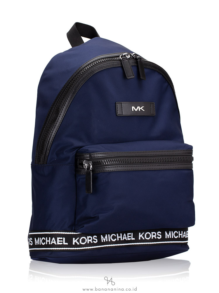 MICHAEL KORS Kent Nylon Backpack Indigo White