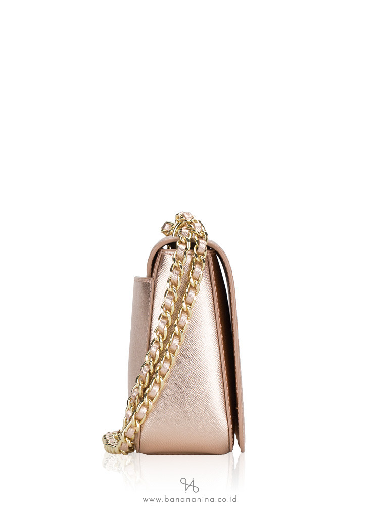 rose gold bag chain
