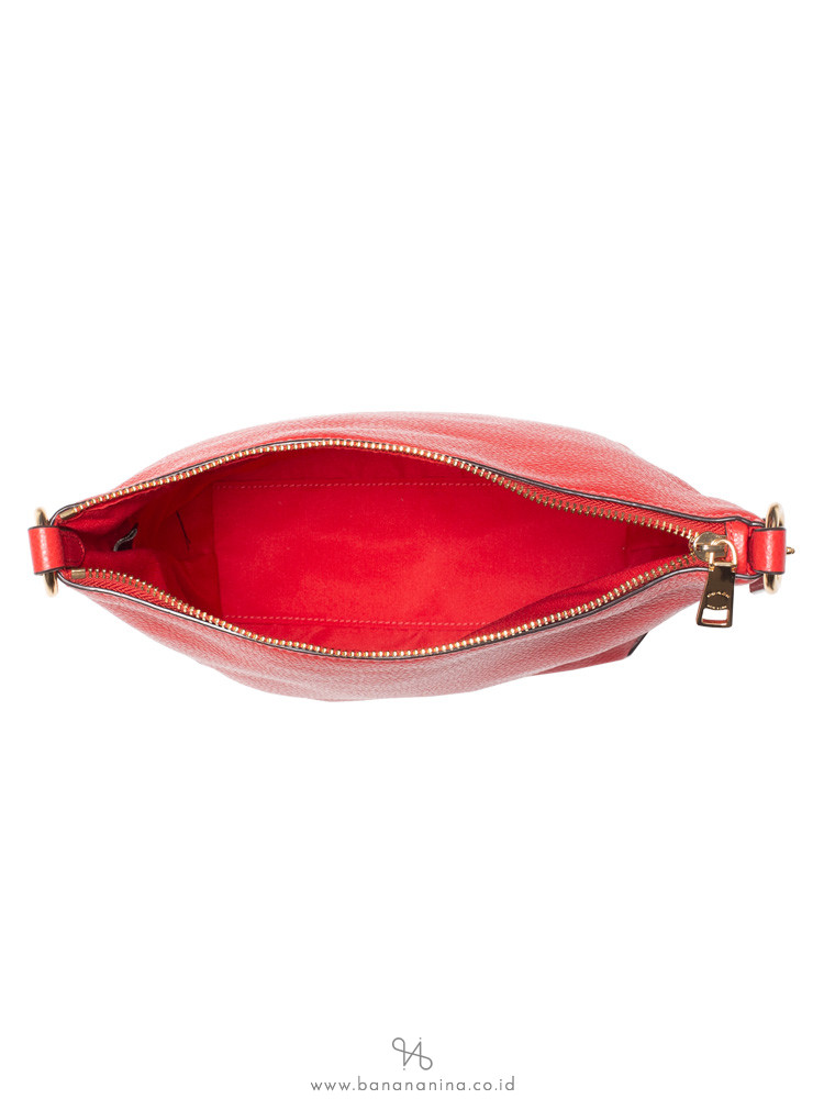 COACH 67025 Leather Mini Abby Duffle Bright Red