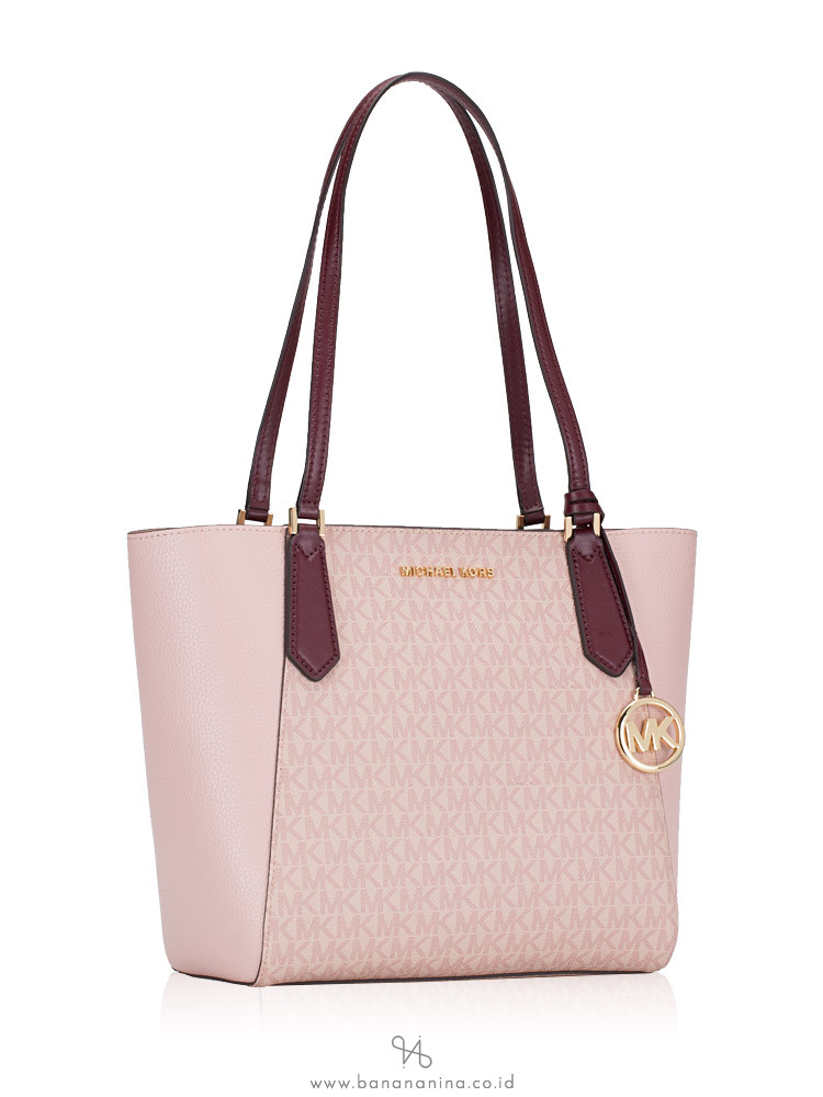 michael kors large drawstring signature tote purse