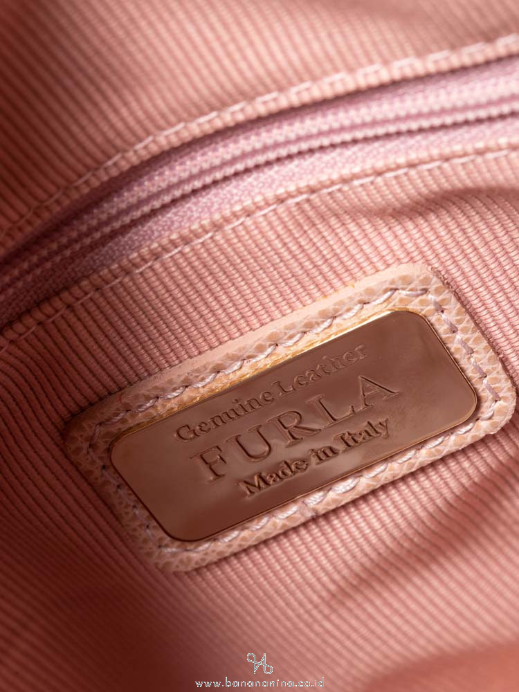FURLA Allegra Mini Satchel Moonstone