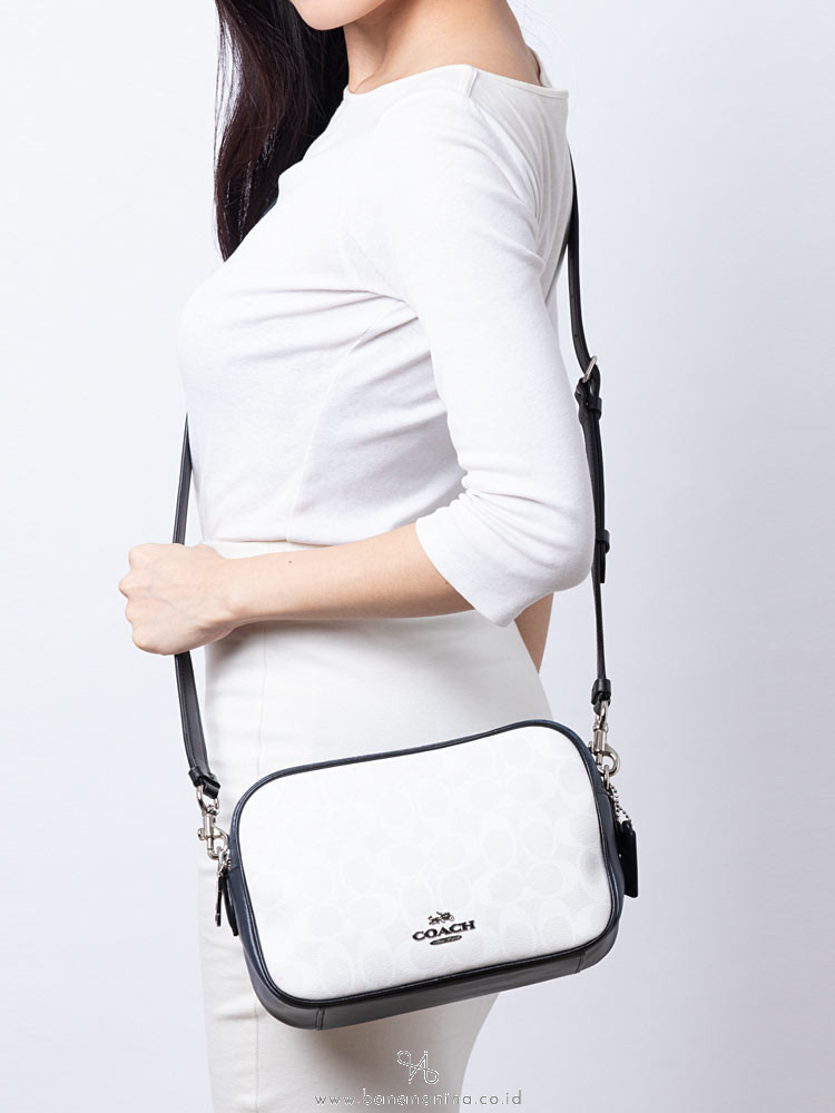 COACH 91077 Blocked Signature Jes Crossbody Chalk Multi