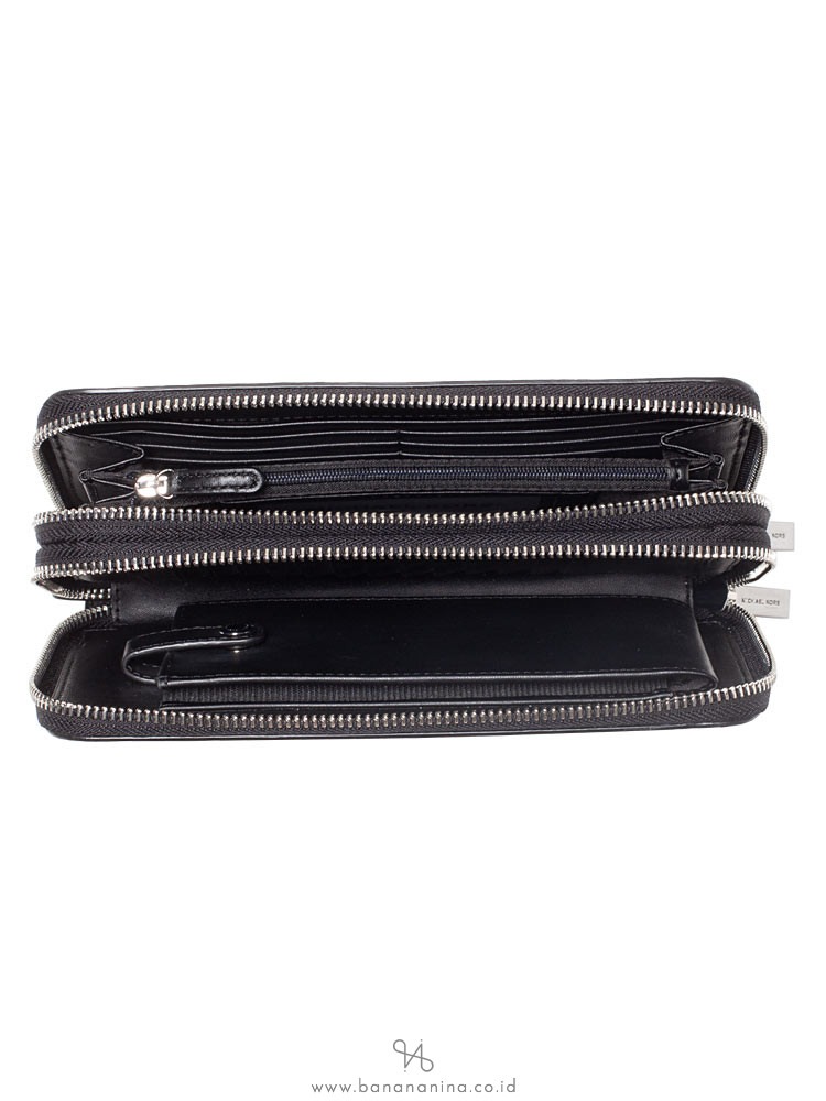 MICHAEL KORS Men Gifting Monogram Money Bag Wallet Black