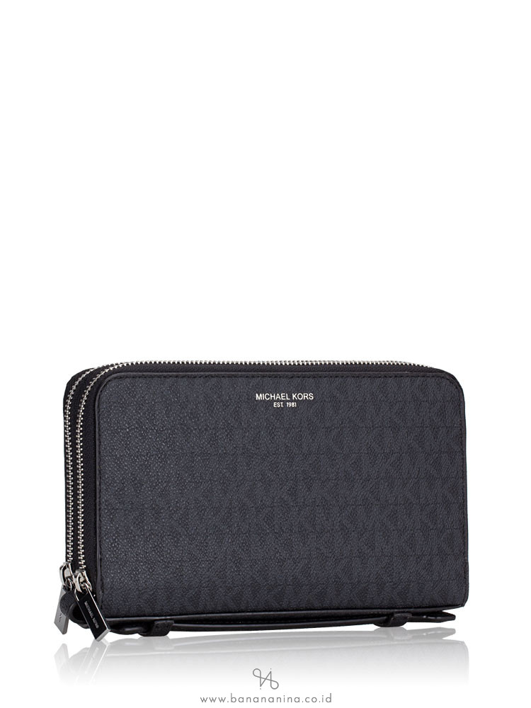 michael kors men's black wallet