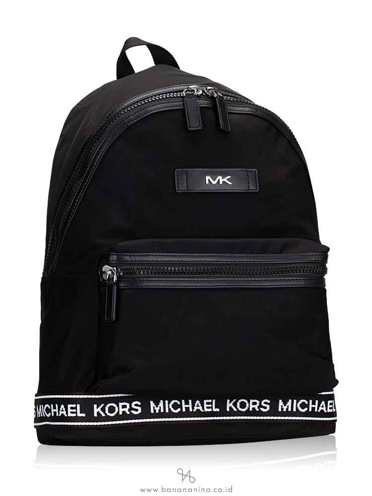 mk black and white bag