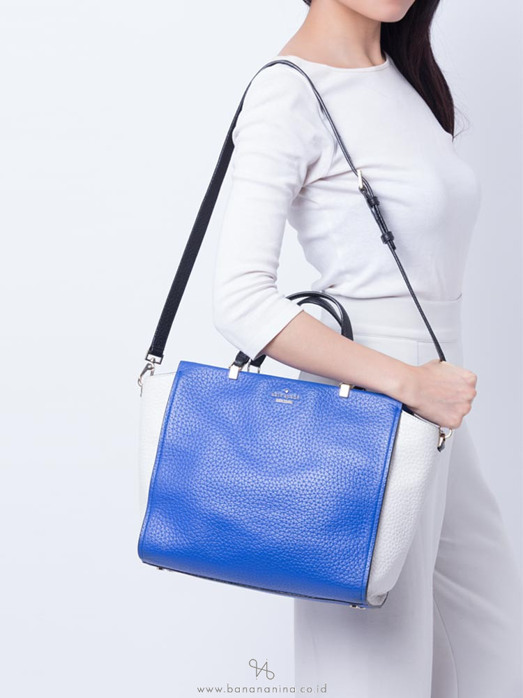 KATE SPADE Chelsea Square Hayden Island Deep Bright White Black
