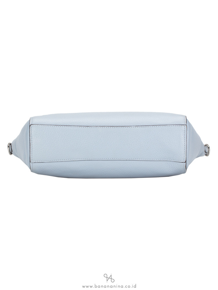 COACH 79997 Pebble Leather Prairie Satchel Pale Blue