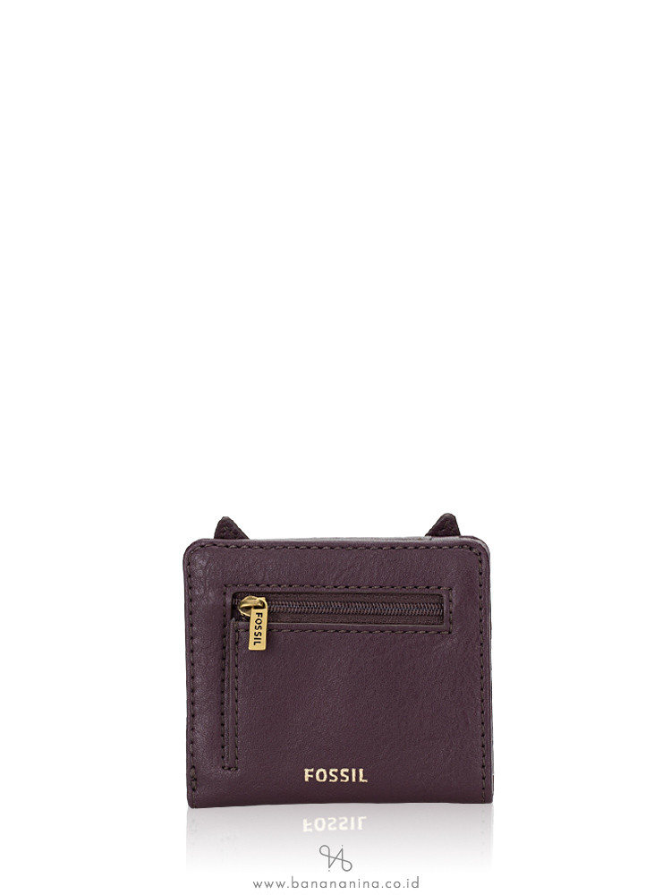 FOSSIL SWL2289921 Madison Bifold Wallet Maroon Cats