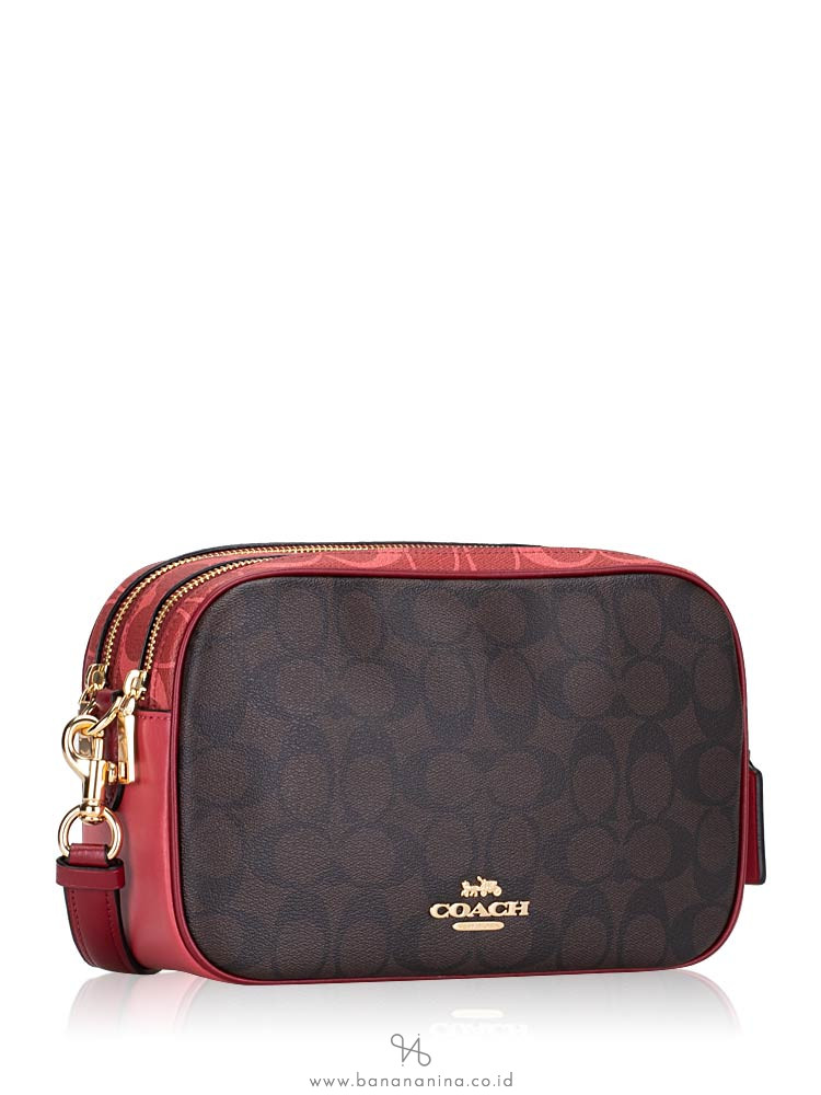 Coach metallic pebbled leather jes crossbody new arrivals