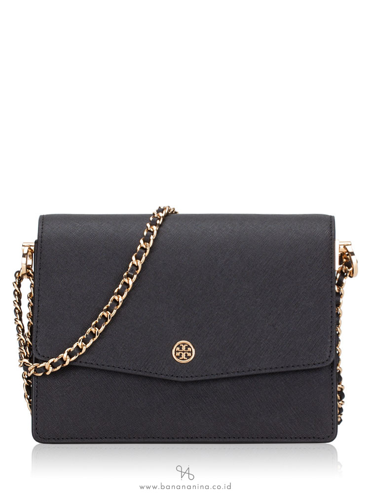 TORY BURCH Robinson Shoulder Bag Black