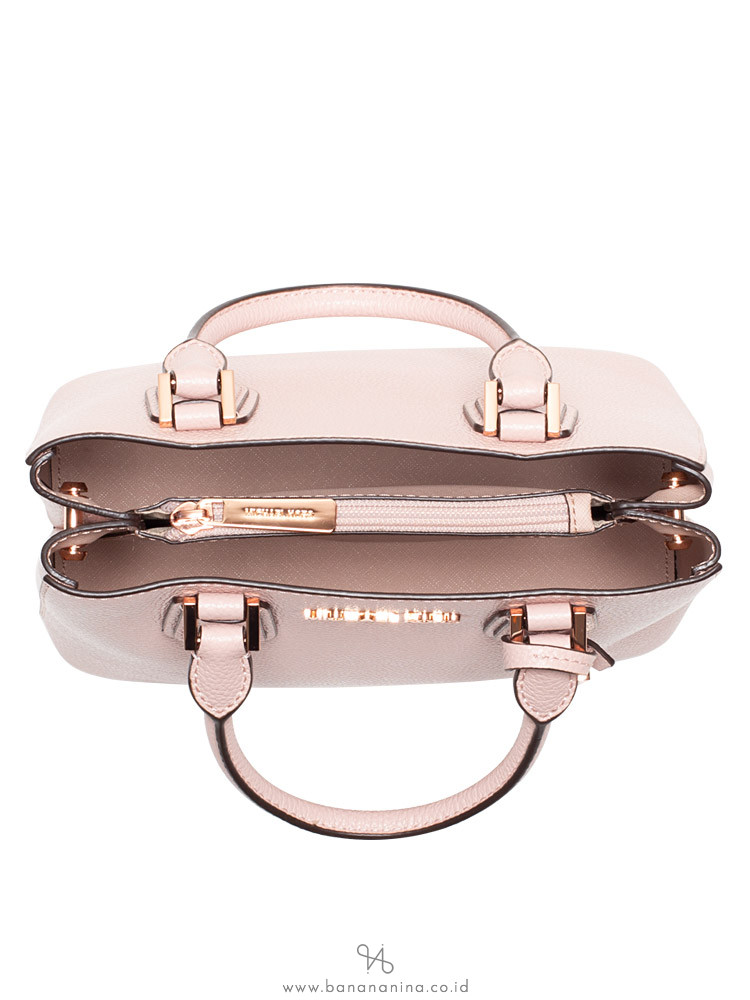 MICHAEL KORS Adele Leather Medium Messenger Blossom