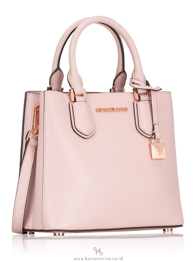MICHAEL KORS Adele Leather Medium Messenger Blossom