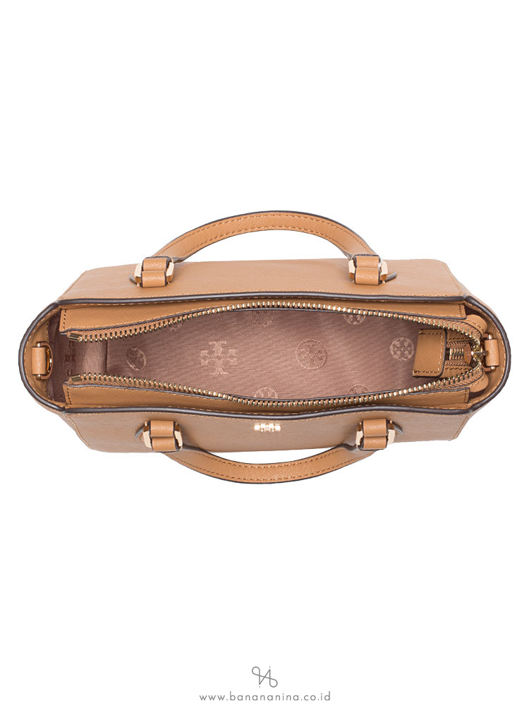 Tory Burch Emerson Mini Top Zip Tote Cardamom
