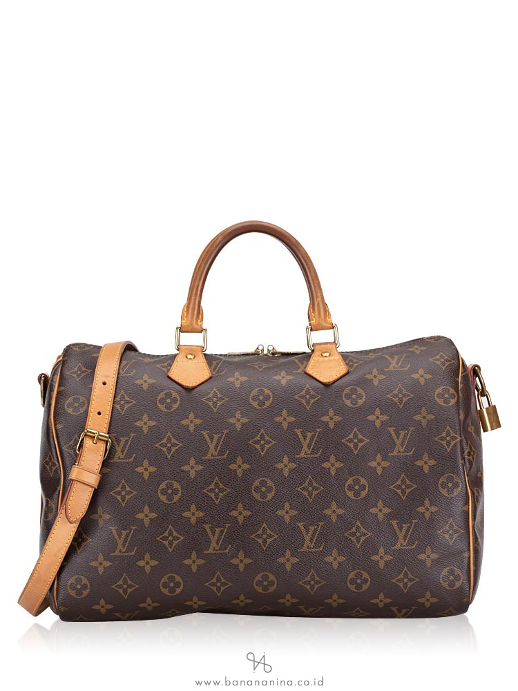LOUIS VUITTON Monogram Speedy 35 Bandouliere