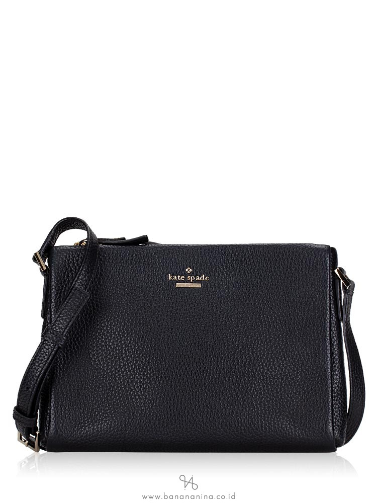 KATE SPADE Holden Street Lilibeth Leather Crossbody Black