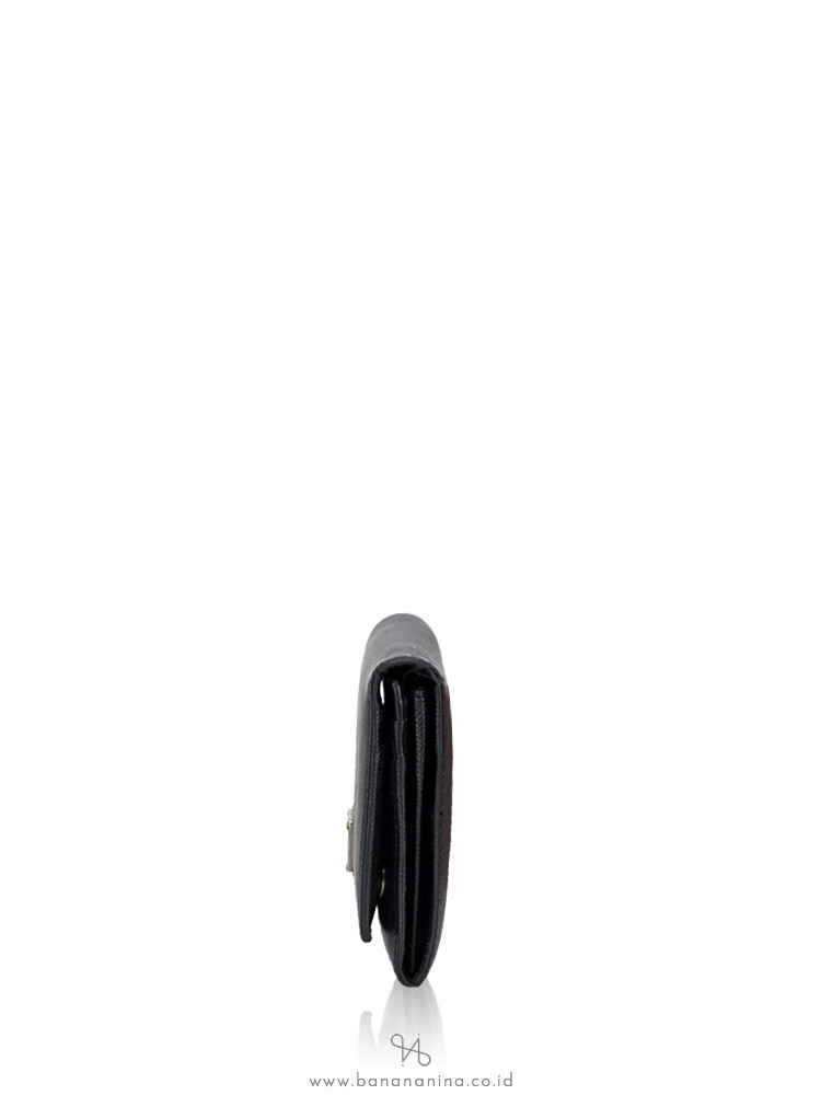 PRADA 1M1132 Saffiano Continental Wallet Black