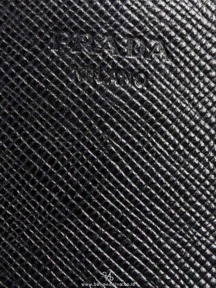 PRADA 1M1132 Saffiano Continental Wallet Black