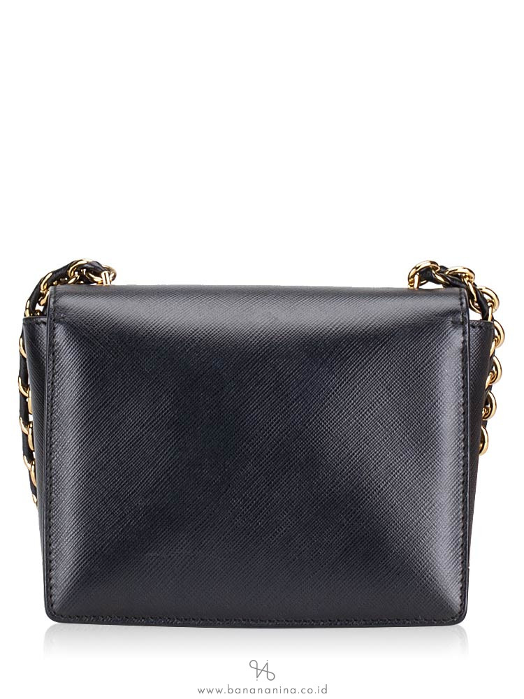 SALVATORE FERRAGAMO Vara Mini Ginny Crossbody Black
