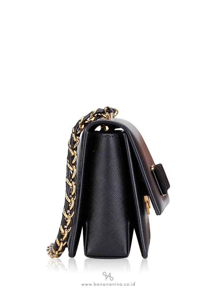 SALVATORE FERRAGAMO Vara Mini Ginny Crossbody Black