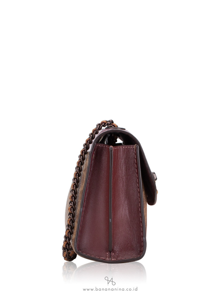 COACH 30591 Signature Parker 18 Shoulder Bag Tan Jasmine