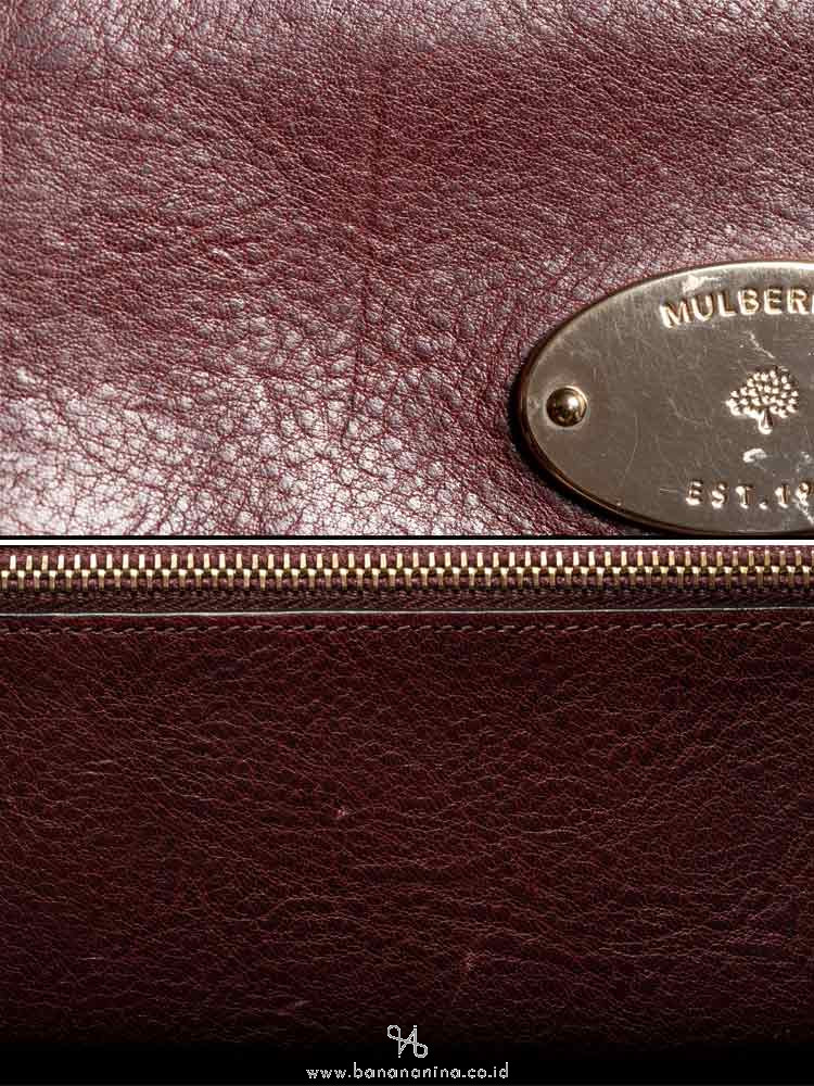 MULBERRY Alexa Leather Continental Wallet Oxblood